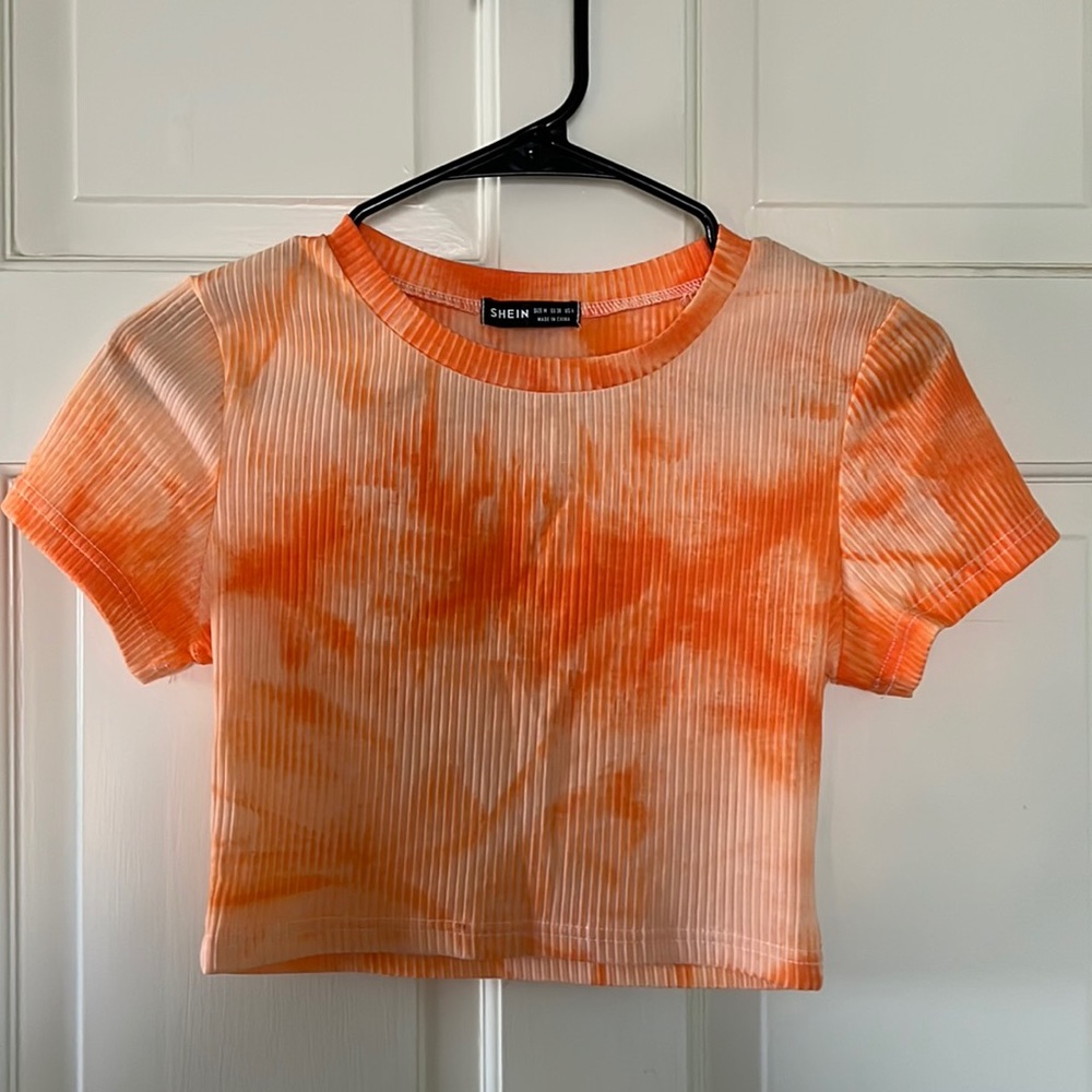 Tie dye cropped top